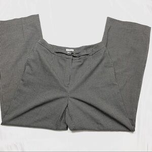 Rena Rowan Plaid Strech pants black white sz 10